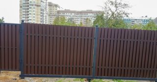 Купить распашные ворота из штакетника Архангельск, цена от 2765 руб.