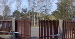 Купить распашные ворота из штакетника Архангельск, цена от 2765 руб.